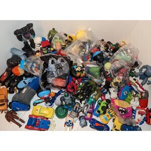 Huge Lot McDonalds Happy Meal Boy Toys DC Comics Small Soldier Hot Wheels